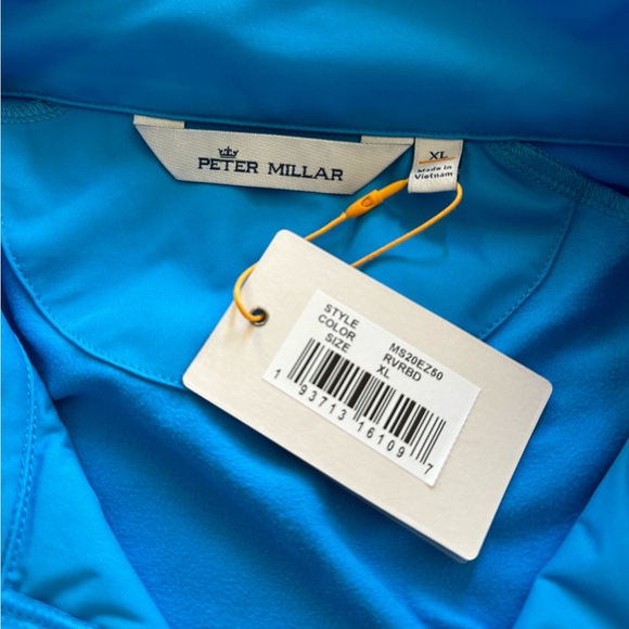 Peter Millar Merge Stretch Hybrid
Quilted Water Resistant Jacket Men's XL
Blue - Picture 6 of 7